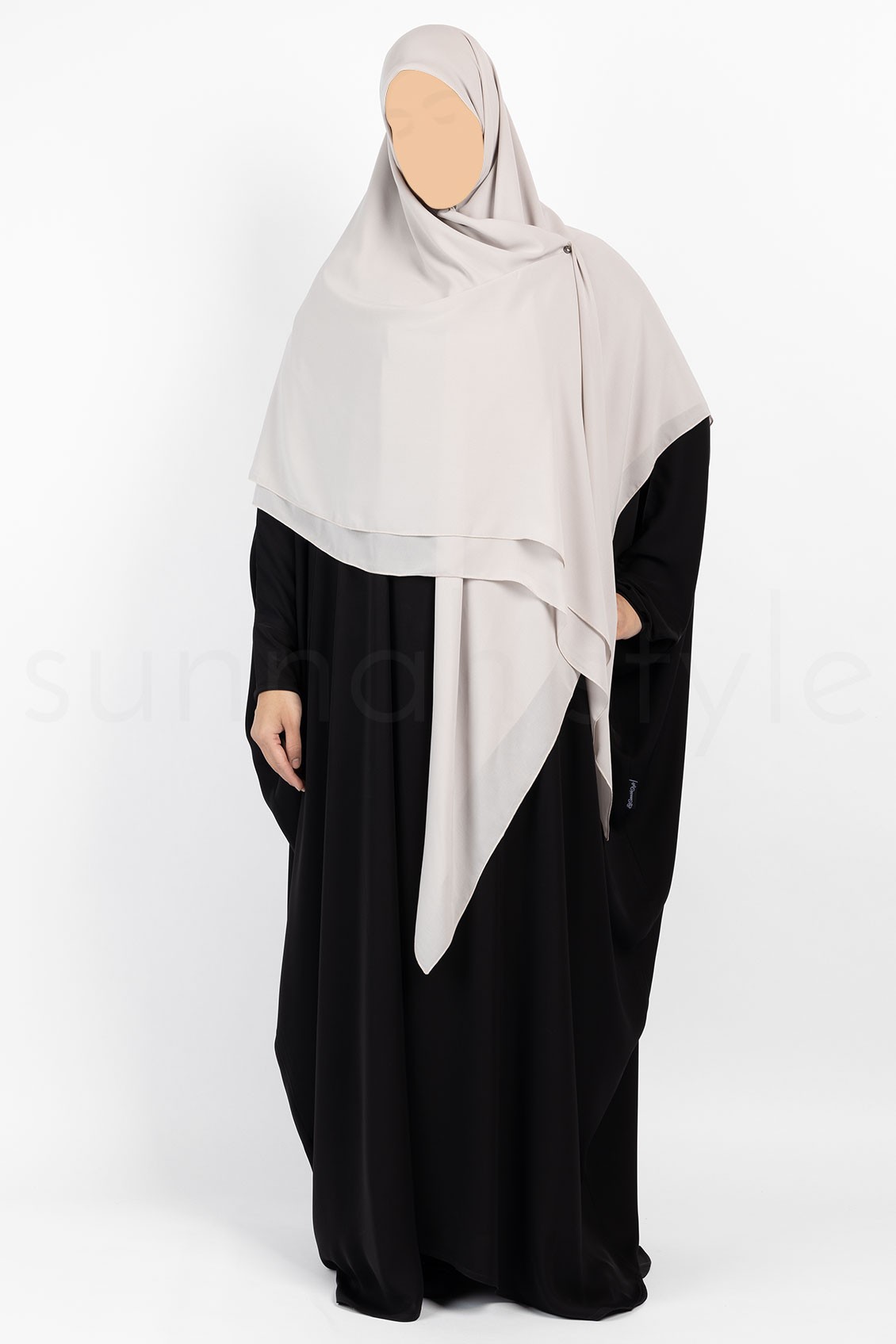Sunnah Style Essentials Square Hijab XL Smoke